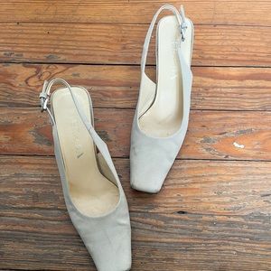 PRADA kitten heel mules